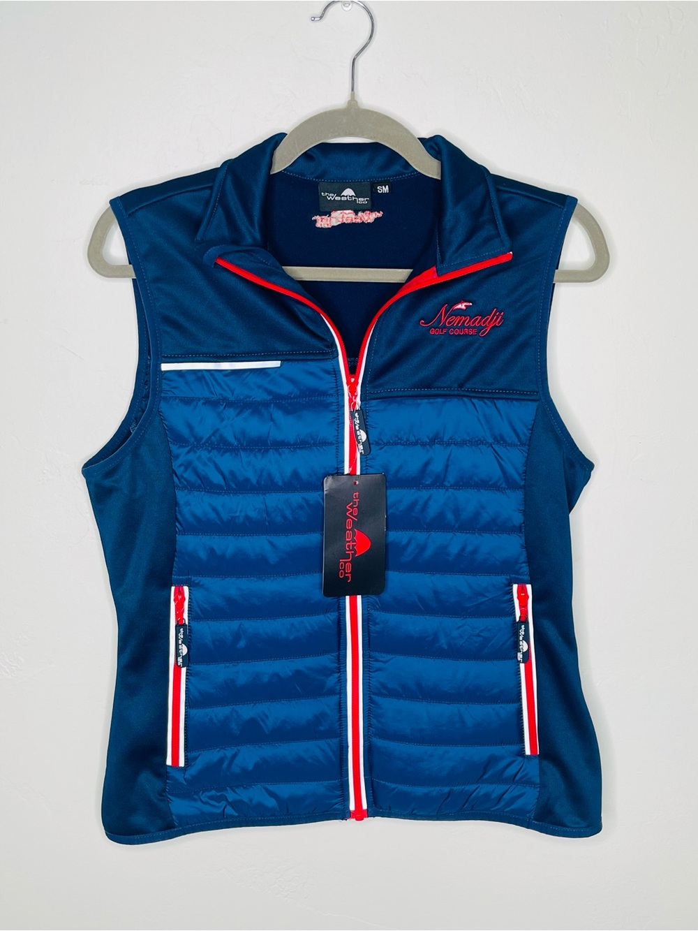 The Weather Co Nemadji Golf Course Quilted Golf Vest Women’s Small NWT